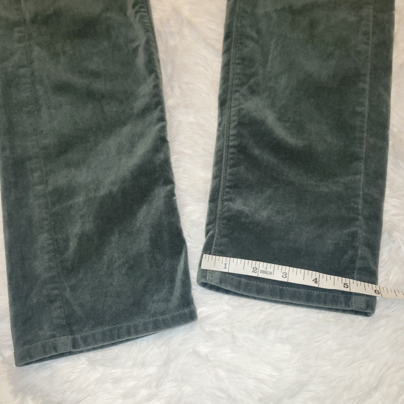 J. Jill velvety green pants size 6 - Picture 6 of 7